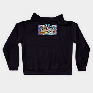 Multiple Characters Kids Hoodie